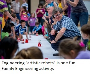 Making "artistic robots" with Family Engineering.