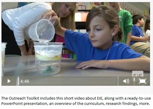 This short video about the Engineering is Elementary curriculum is part of the Outreach toolkit