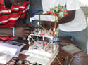 Teachers testing a model building