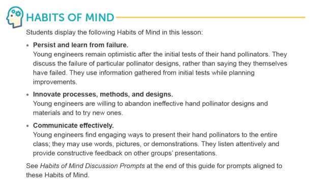 Habits of Mind...Students Display