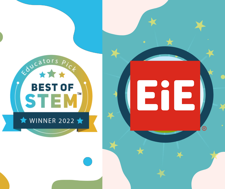 EiE wins Best of STEM award banner