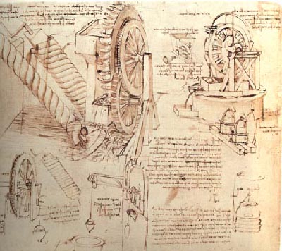 da Vinci notebook page