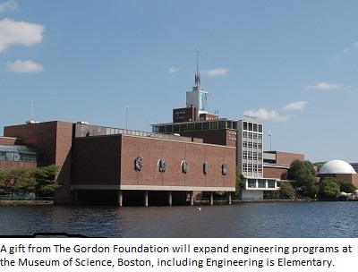 A gift from The Gordon Foundation will expand the Museum’s engineering education programs, including EiE.